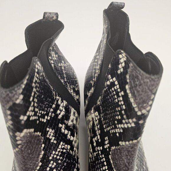 Marc Fisher Ltd MYLAE4 Snake Print Ankle Boots 9.5M - Picture 8 of 11